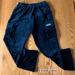 "Adika" velour cargo pants, like New, L